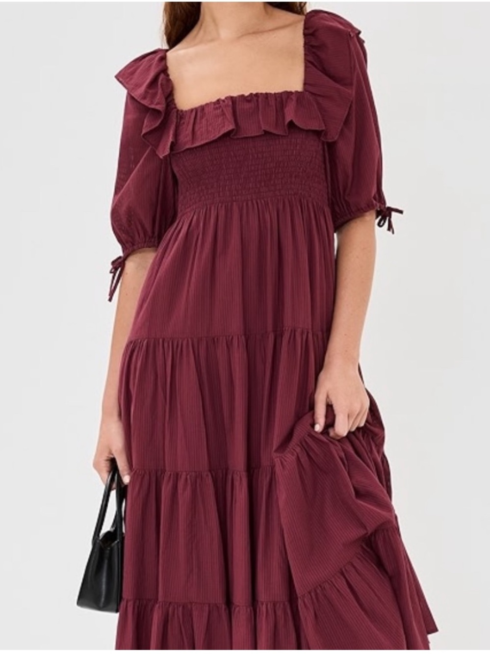 Hill House Home Corinne Nap Dress - Burgundy Large